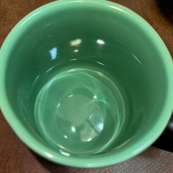 Domo Ink African-Inspired Ceramic Mug 14oz Black & Green - Picture 4 of 6